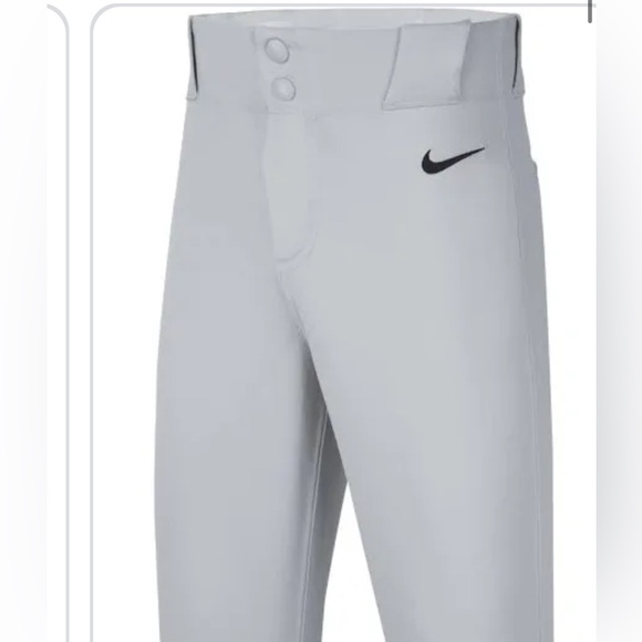 Nike kid new baseball Gray or white  Athletic pants/ Leggings M - Picture 1 of 7